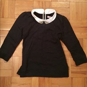 Ann Taylor Loft Peter Pan collar sweater medium M